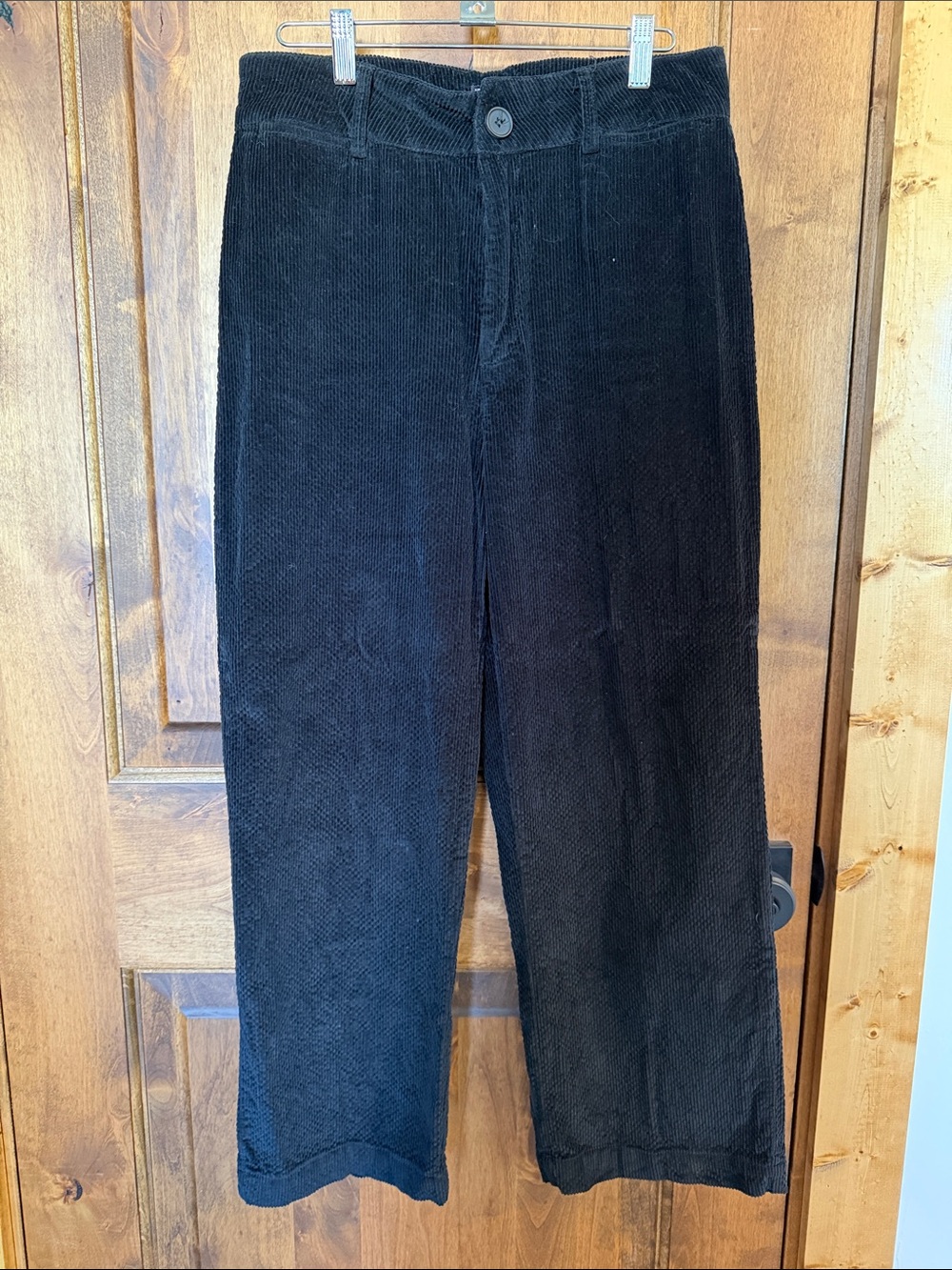 Velvet Heart Black Corduroy Wide-Leg Pants